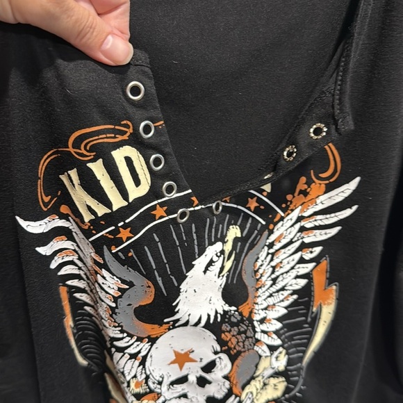 Kid Rock Black Graphic Tee with Eagle Design NWOT - Picture 3 of 5